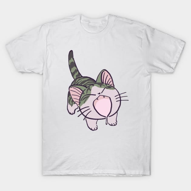 I draw pink pastel happy chi the kitten 2 / Chi's sweet home T-Shirt by mudwizard